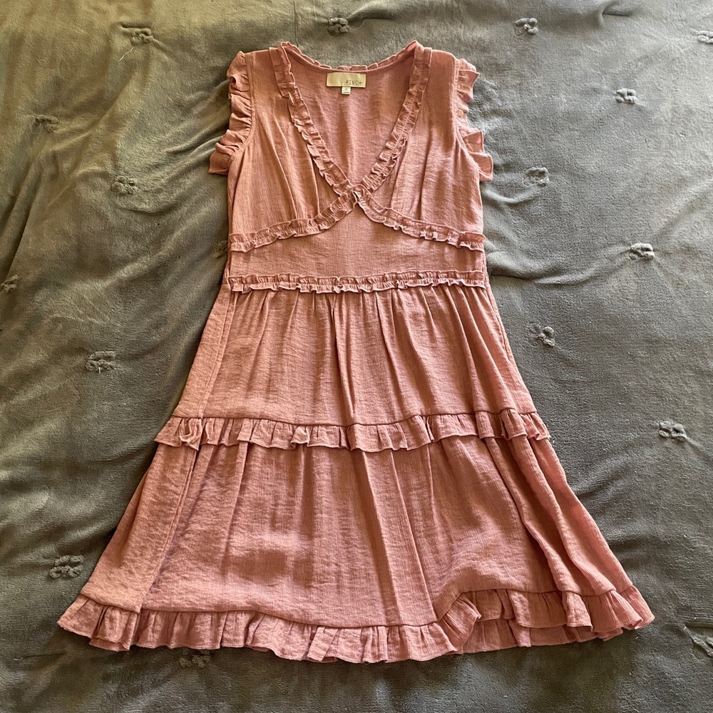 Pinch Pink Ruffled Sundress